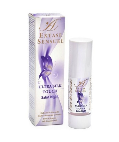 ULTRA SILK TOUCH Silky massage oil, silicone-based, infused with sensual scents, unisex
