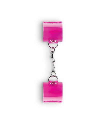 BADROMANCE Esposas cor-de-rosa com fecho de velcro, perfeitas para jogos atrevidos