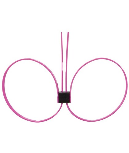 ZIP TIE CUFFS EXTENDED PINK Plastic handcuffs for wrists and ankles, crafted for thrilling intimate encounters