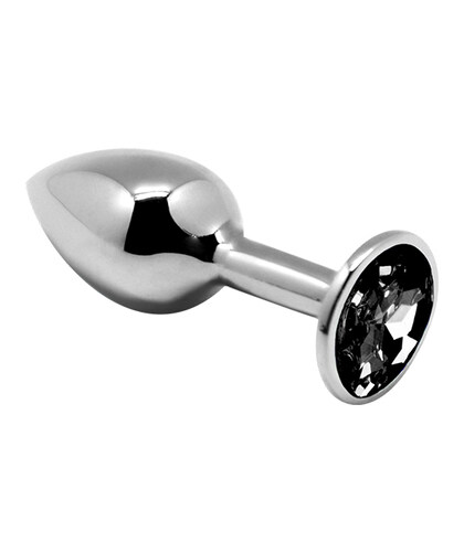 PLUG METAL GRANDE Plug anal metálico com pedra preciosa: elegante, seguro e estimulante