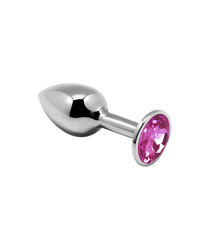 MINI METAL BUTT PLUG S Plug anale in metallo elegante, fresco e comodo con gioiello