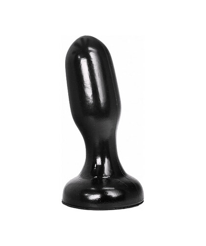 ALL BLACK LONG Giocattolo anale ergonomico, morbido, ipoallergenico e versatile