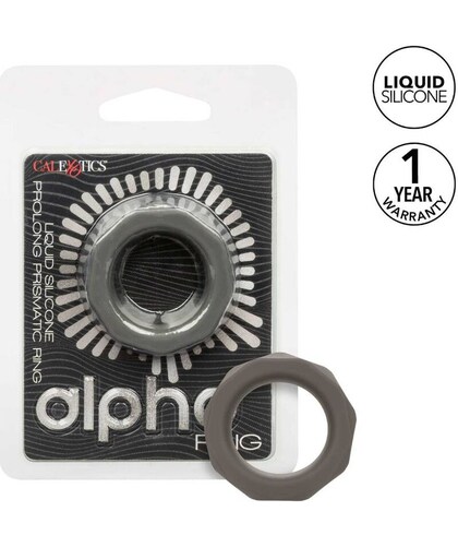 ALPHA RING PROLONG PRISMTICO Premium silicone ring, stretchy, comfy, and waterproof