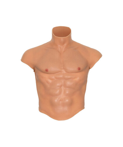 ALTER EGO T-SHIRT EN SILICONE TO T-shirt en silicone avec abdos pour cross-dressing