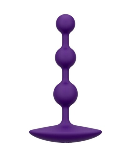AMP PURPLE Bolas graduadas en silicona premium para el clímax