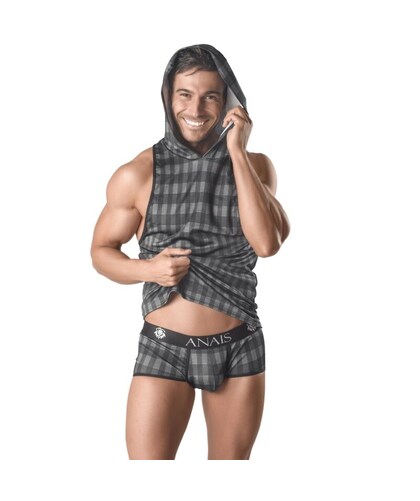 AEGIS Description : t-shirt de lingerie grise avec capuche