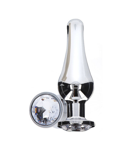 DIAMOND BUM BIJOU Clear Jewel Butt Plug Available in 3 Sizes