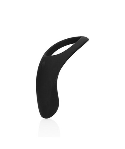 BLACK DUAL BI Anello vibrante dal design esclusivo; prolunga e intensifica le erezioni