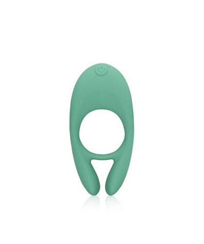 ÂNCORA DO AMOR Anel vibratório de silicone, 10 modos, carregamento USB, prazer duplo