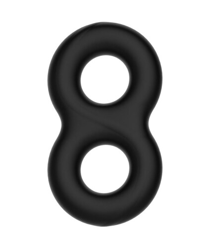 DOUBLE RING MEDICAL GRADE SILICONE Double Silicone Ring to Enhance Erections