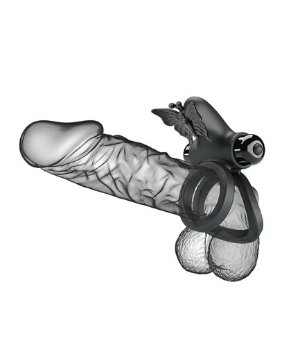 PASSIONATE RING IX Anneau vibrant en silicone pour le plaisir sexuel.