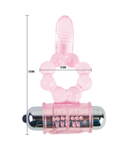 ANILLO VIBRADOR DE SILICONA Anneau vibrant avec double stimulation - vive la vita : incroyable jouet sexuel pour le pl