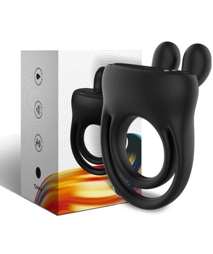 ANNEAU VIBRANT & MULTIPOS Anillo vibrador & multiposición negro