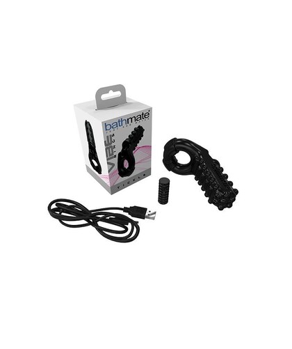 TICKLE Flexible vibrating ring with stimulating texture
