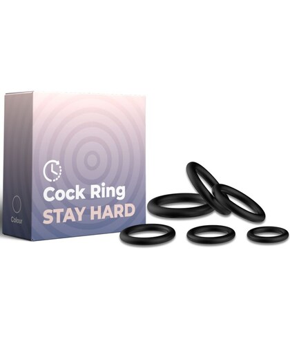 BLACK SILICONE RINGS Silicone Ring for Enhanced Erection