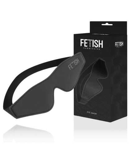ANTIFAZ SUBMISIVE EYEMASK Máscara de cuero vegano ajustable, ideal para BDSM