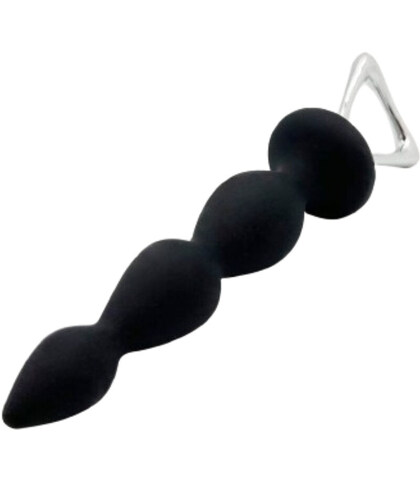 ARROW ANAL STIMULATOR BLACK Ergonomically Designed Silicone Stimulator - Versatile & Durable
