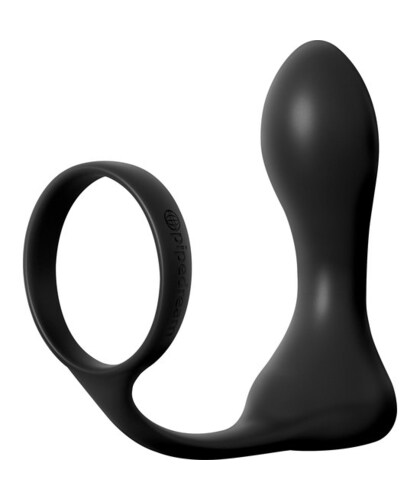 ASS-GASM Anel e plug anal ergonómico em silicone premium, USB
