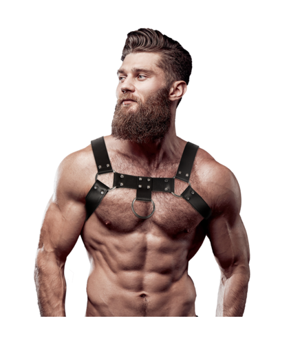 ATTITUDE ARNESS Arnês vegano ajustável que realça a figura masculina