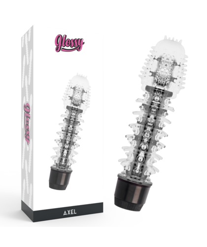 AXEL Vibrador ergonómico, potente, seguro, inodoro e impermeable