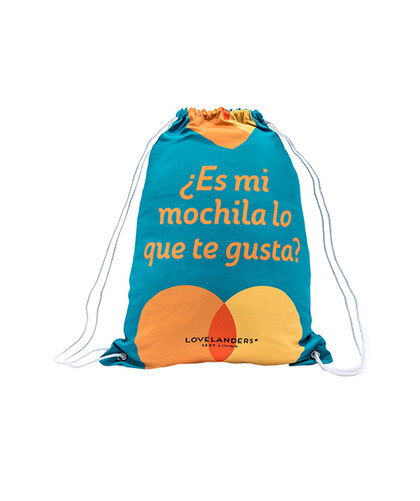 SACO - ES Mochila colorida e chamativa