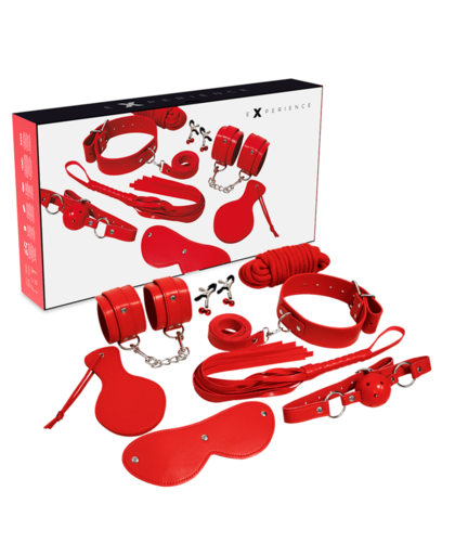 SERIE RED Kit BDSM per esplorare il piacere con accessori