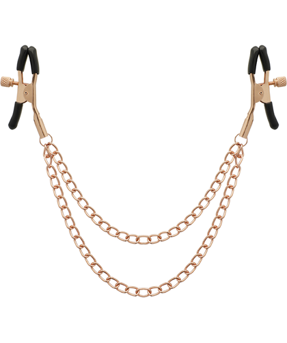 NIPPLES Nipple Clamps with Chain: Safe and Sensual BDSM Accessory