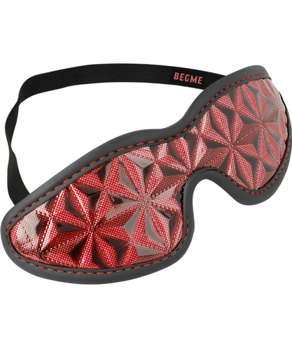 RED EDITION BLINDFOLD Antifaz vegano ajustable para BDSM, potencia el misterio