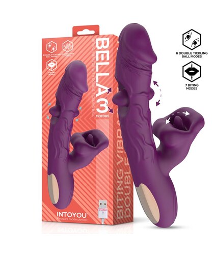 BELLA <h1>Vibrador com Dupla Bola Estimulante e Mordiscante com 3 Motores</h1>

Estás preparado 