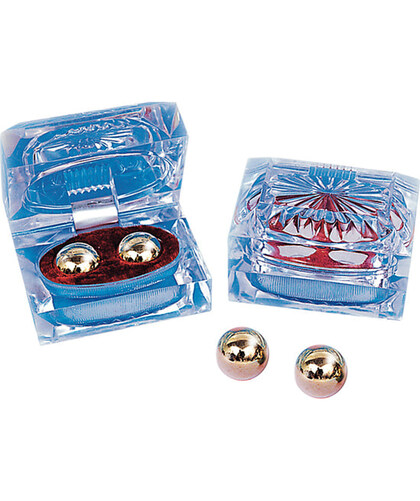 BEN WA GOLD BALLS Bolas chinas doradas de 1,7 cm sin níquel e impermeables
