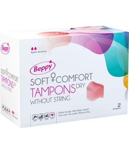 BEPPY DRY Tampões sem fio, confortáveis, discretos e adequados para tudo