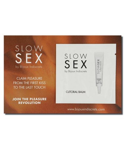 CLITORIS BALM Monodose di balsamo clitorideo con effetto caldo al profumo di cocco
