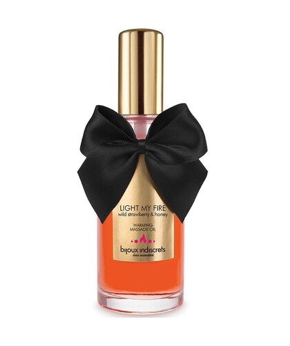 BIJOUX **PASSION** Olio da massaggio riscaldante; profumo di fragola; perfetto per coppie