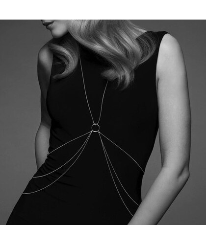 BIJOUX MAGNIFIQUE Correntes corporais elegantes e sensuais de metal ajustável