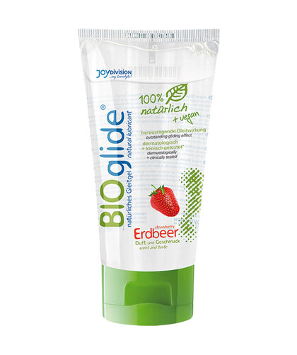 BIOGLIDE FLAVOUR 100% Organic Water-Based Lubricant with Delicious Flavors