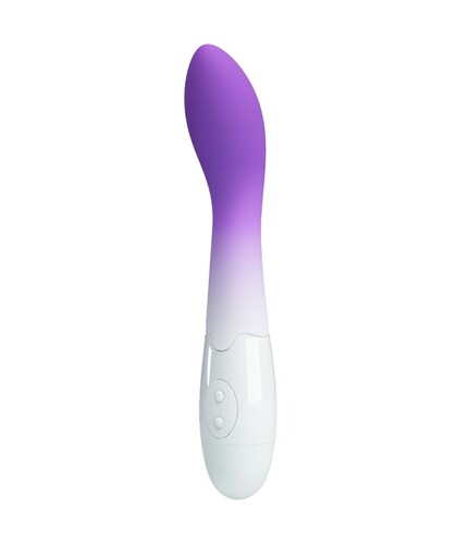 BISHOP Vibrador de silicona con 30 funciones para estimular punto g