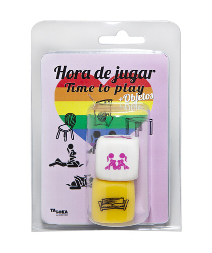 DADOS DE JOGO LGTBI+ Conjunto de dados Kamasutra: 36 combinações sensuais únicas