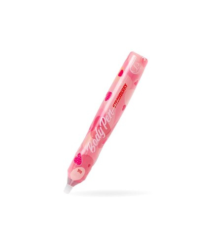 BODY PEN SABOR MORANGO Batom comestível sabor morango para jogos eróticos