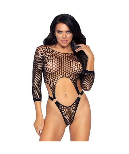 BODY TANGA Body string en résille avec armatures, sexy