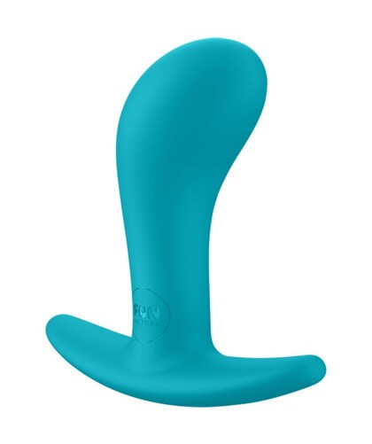 BOOTIE AGUAMARINA Plug anal ergonómico para principiantes, silicone macia