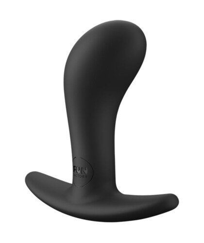 BOOTIE NEGRO Plug anal ergonomique en silicone, parfait pour les débutants