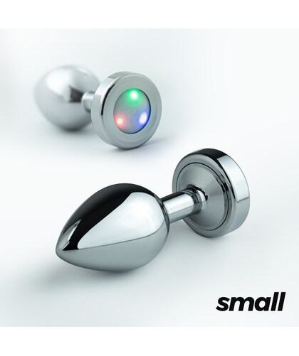 BOREALIS PLUG Plug anale in metallo con luci LED intercambiabili