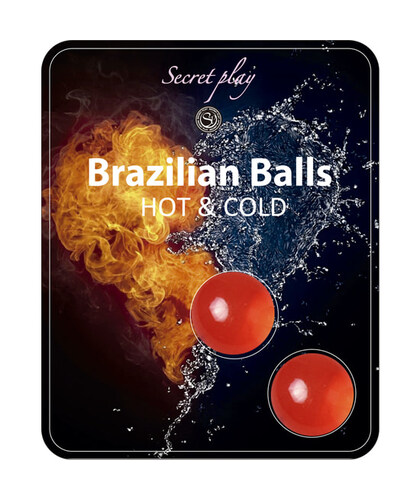 BRAZILIAN BALLS SOOTHING Palline con effetto calore/freddo, oleose, senza preservativi