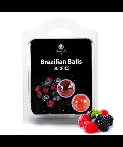 BRAZILIAN BALLS AROMAS Bolas de lubrificante para massagens aromáticas e prazerosas