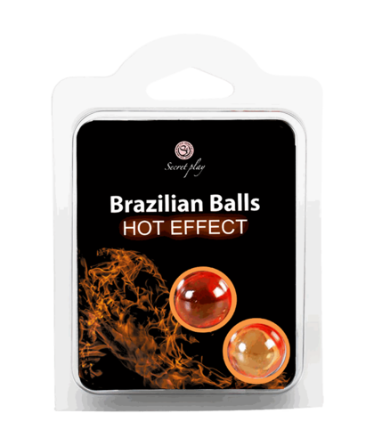 BRAZILIAN BALLS WARMING Warm Sensation Massage Balls, with a silky oil base, for external use only