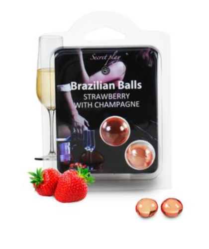BRAZILIAN BALLS  STIMULATING Bolas aromáticas de masaje, se disuelven con calor corporal