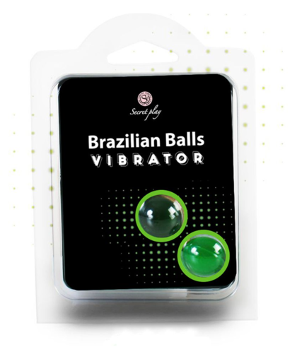 BRAZILIAN BALLS VIBRATING Aromatic Massaging Vibrating Balls - Coconut Scent