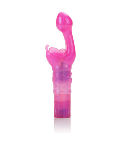 BUTTERFLY KISS PINK Stimolatore per il punto G e clitoride a prova d'acqua