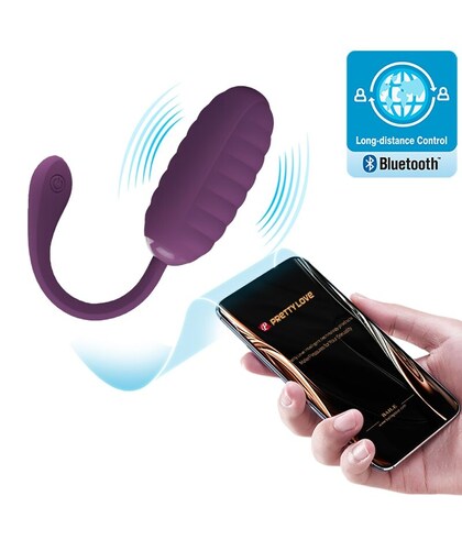 CASPER Huevo vibrador recargable, 12 modos, control remoto app