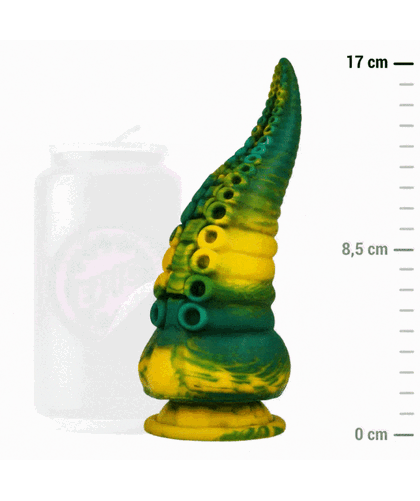 CETUS Dildo de silicone inspirado na mitologia, texturas diversas